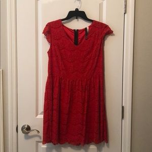 Kensie Red Lace dress